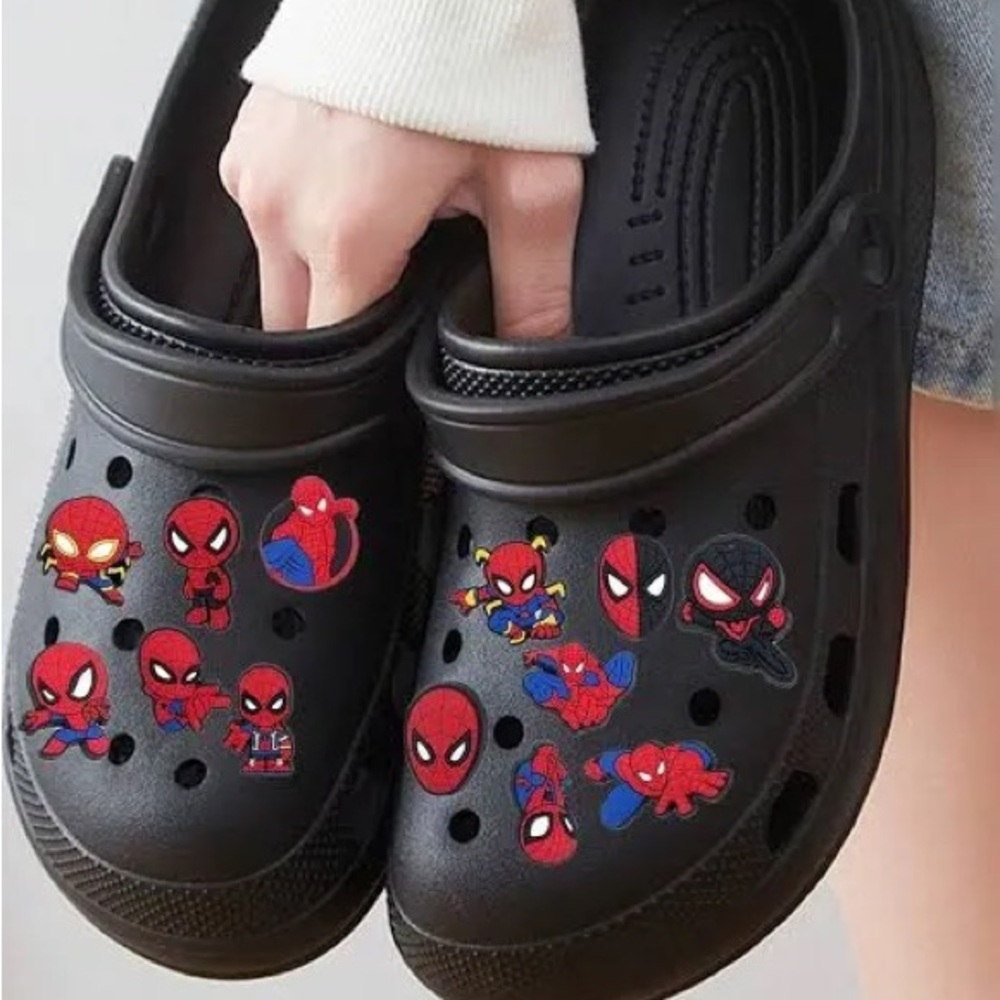 Spider-Man Shoe Charms - 12pc NEW